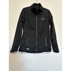 OGIO Endurance Women's Full-zip with Sharks Logo Black Jacket